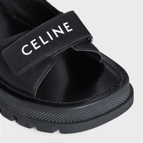 celine jelly sandals|celine black flat sandals.